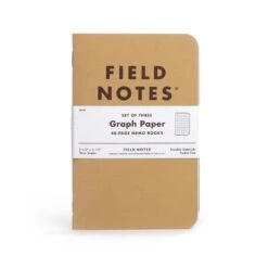 Field Notes Original Kraft Notebooks A6 [3 Pack] -Stationery Sale Shop fn graph 436b60d7 c1b2 4561 a74d 2158c81d5377