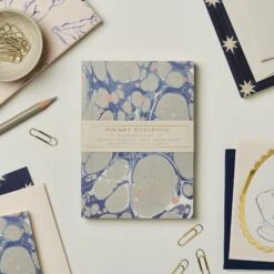 Wanderlust Blue Marble Pocket Notebook