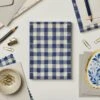 Wanderlust Blue Gingham Pocket Notebook