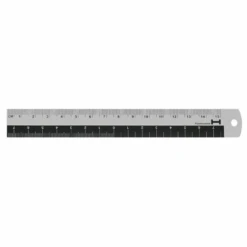 Hightide Aluminium Ruler - 15cm -Stationery Sale Shop highal black