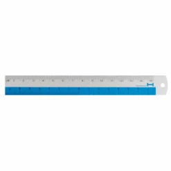 Hightide Aluminium Ruler - 15cm -Stationery Sale Shop highal blue