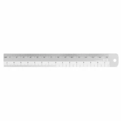 Hightide Aluminium Ruler - 15cm -Stationery Sale Shop highal white