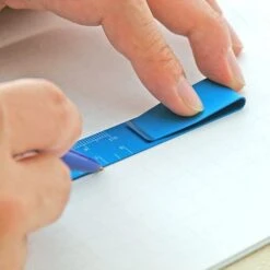 Hightide Clip Ruler -Stationery Sale Shop hightide clip ruler green 37