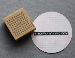 Perlenfischer Stamp - Grid -Stationery Sale Shop karo2