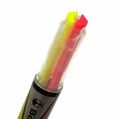 Kokuyo Beetle Tip Dual Colour Highlighter [3 Pack] -Stationery Sale Shop kokuyo beetle tip twin