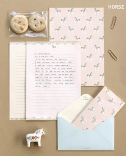Iconic Pattern Letter Set - Horse