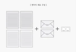 Iconic Pattern Letter Set - Horse -Stationery Sale Shop letter set 5 5