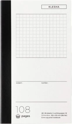 Life Klesha Notebook [Grid, Plain, Ruled] -Stationery Sale Shop life klesha notebook a6b6 graph