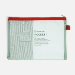 Papier Tigre Mesh Pocket [Large] -Stationery Sale Shop mesh pocket l aqua