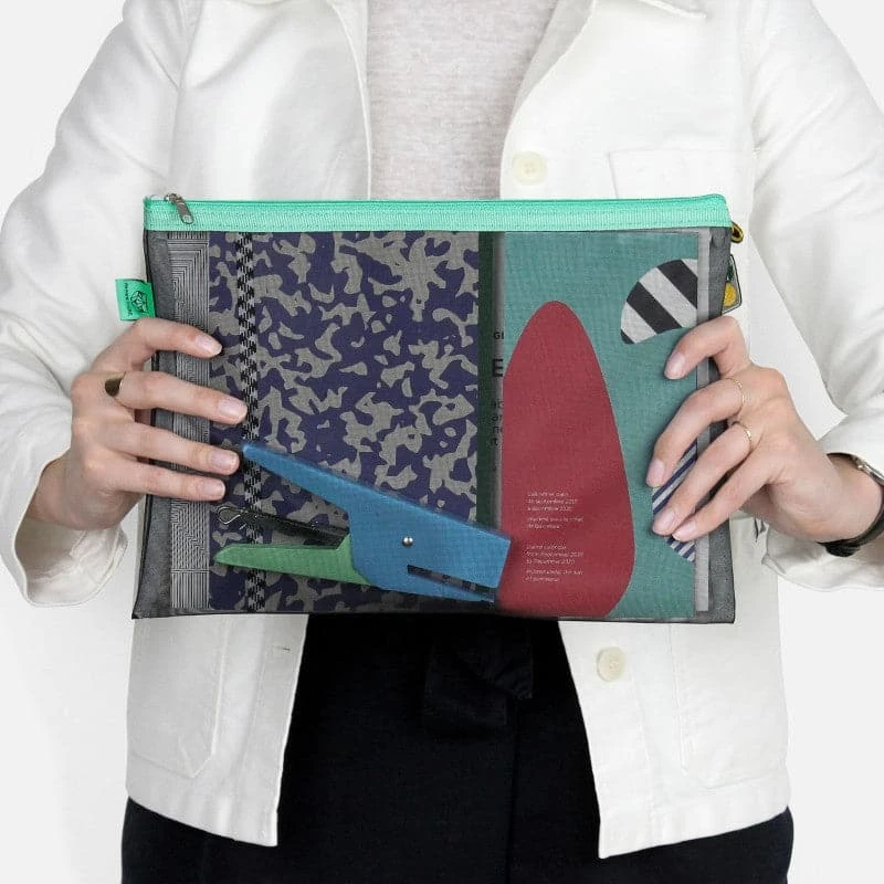 Papier Tigre Mesh Pockets Set - Black 2 Papier Tigre Mesh Pockets Set - Black - Image 2