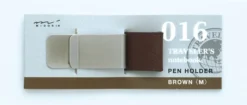 TRAVELER'S Company Refill 016 [Pen Holder M] -Stationery Sale Shop midori travelers notebook refill 016 pen holder medium brown