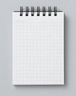 Mnemosyne 'Roots' Notepad -- A7 : Graph -Stationery Sale Shop mnemosyne roots notepad a7 graph n184 open 2