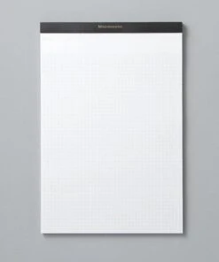 Mnemosyne Staple Bound Notepad N187A -- A4 : Graph -Stationery Sale Shop mnemosyne staple bound pad open 2 1 1