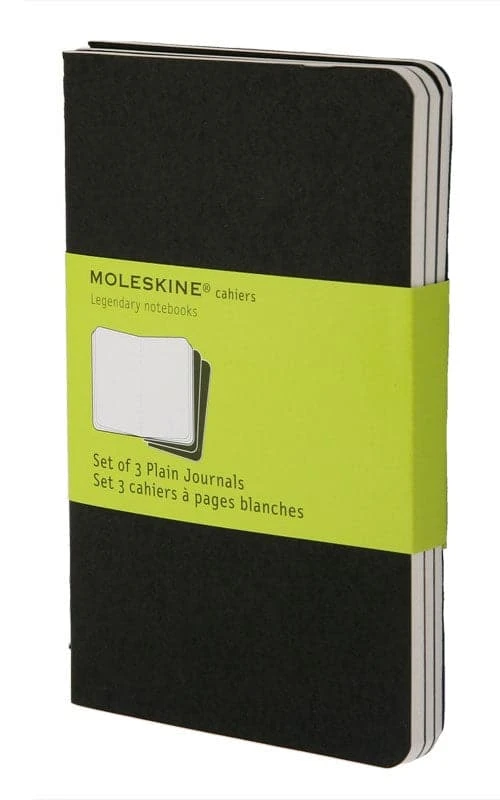 Moleskine Pocket Black Cahiers -- Plain 1 Moleskine Pocket Black Cahiers -- Plain