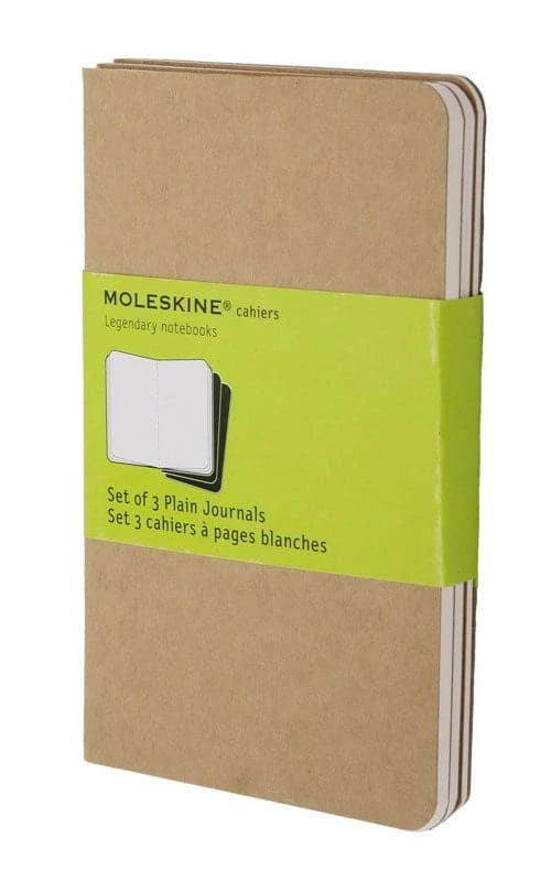 Moleskine Pocket Kraft Cahiers -- Plain 1 Moleskine Pocket Kraft Cahiers -- Plain