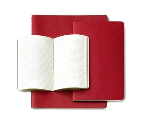 Moleskine Red Extra Large Ruled Cahier (Pack Of 3) 1 Moleskine Red Extra Large Ruled Cahier (Pack Of 3)