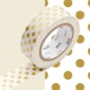 MT Masking Tape -- 1P Deco -- Gold Dots
