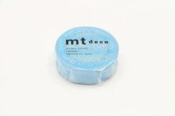 MT Masking Tape 1P Deco - Water Drop Gradation Blue -Stationery Sale Shop mt masking tape water drop gradation blue mt01d343 roll 2