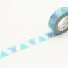 MT Masking Tape 1P Deco - Triangle And Diamond Blue