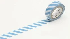 MT Masking Tape 1P Deco - Stripe Greyish Sky