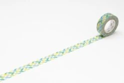 MT Washi Masking Tape -- Slash Green