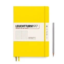 LEUCHTTURM1917 Hardcover Notebook B5 (Plain, Dotted, Lined) 31 LEUCHTTURM1917 Hardcover Notebook B5 (Plain, Dotted, Lined) -Stationery Sale Shop notebook composition b5 hardcover 219 numbered pages lemon dotted