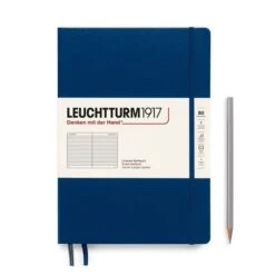 LEUCHTTURM1917 Hardcover Notebook B5 (Plain, Dotted, Lined) 38 LEUCHTTURM1917 Hardcover Notebook B5 (Plain, Dotted, Lined) -Stationery Sale Shop notebook composition b5 hardcover 219 numbered pages navy ruled