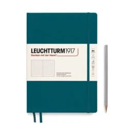 LEUCHTTURM1917 Hardcover Notebook B5 (Plain, Dotted, Lined) 34 LEUCHTTURM1917 Hardcover Notebook B5 (Plain, Dotted, Lined) -Stationery Sale Shop notebook composition b5 hardcover 219 numbered pages pacific green dotted