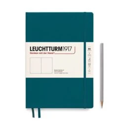 LEUCHTTURM1917 Hardcover Notebook B5 (Plain, Dotted, Lined) 33 LEUCHTTURM1917 Hardcover Notebook B5 (Plain, Dotted, Lined) -Stationery Sale Shop notebook composition b5 hardcover 219 numbered pages pacific green plain