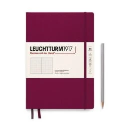 LEUCHTTURM1917 Hardcover Notebook B5 (Plain, Dotted, Lined) 28 LEUCHTTURM1917 Hardcover Notebook B5 (Plain, Dotted, Lined) -Stationery Sale Shop notebook composition b5 hardcover 219 numbered pages port red dotted