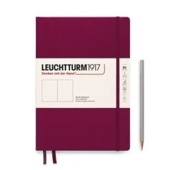 LEUCHTTURM1917 Hardcover Notebook B5 (Plain, Dotted, Lined) 27 LEUCHTTURM1917 Hardcover Notebook B5 (Plain, Dotted, Lined) -Stationery Sale Shop notebook composition b5 hardcover 219 numbered pages port red plain