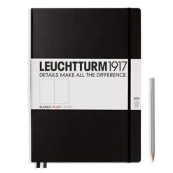Leuchtturm1917 Hardcover Master Slim Notebook - A4+ (Lined, Dotted, Plain)
