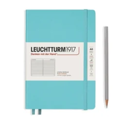 Leuchtturm1917 Classic Hardcover Notebook A5 23 Leuchtturm1917 Classic Hardcover Notebook A5 -Stationery Sale Shop notebook medium a5 hardcover 251 numbered pages aquamarine ruled