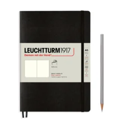 Leuchtturm 1917 Softcover A5 Notebook - Black