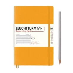 Leuchtturm1917 Softcover Rising Sun B6 -Stationery Sale Shop notebook paperback b6 softcover 123 numbered pages rising sun ruled