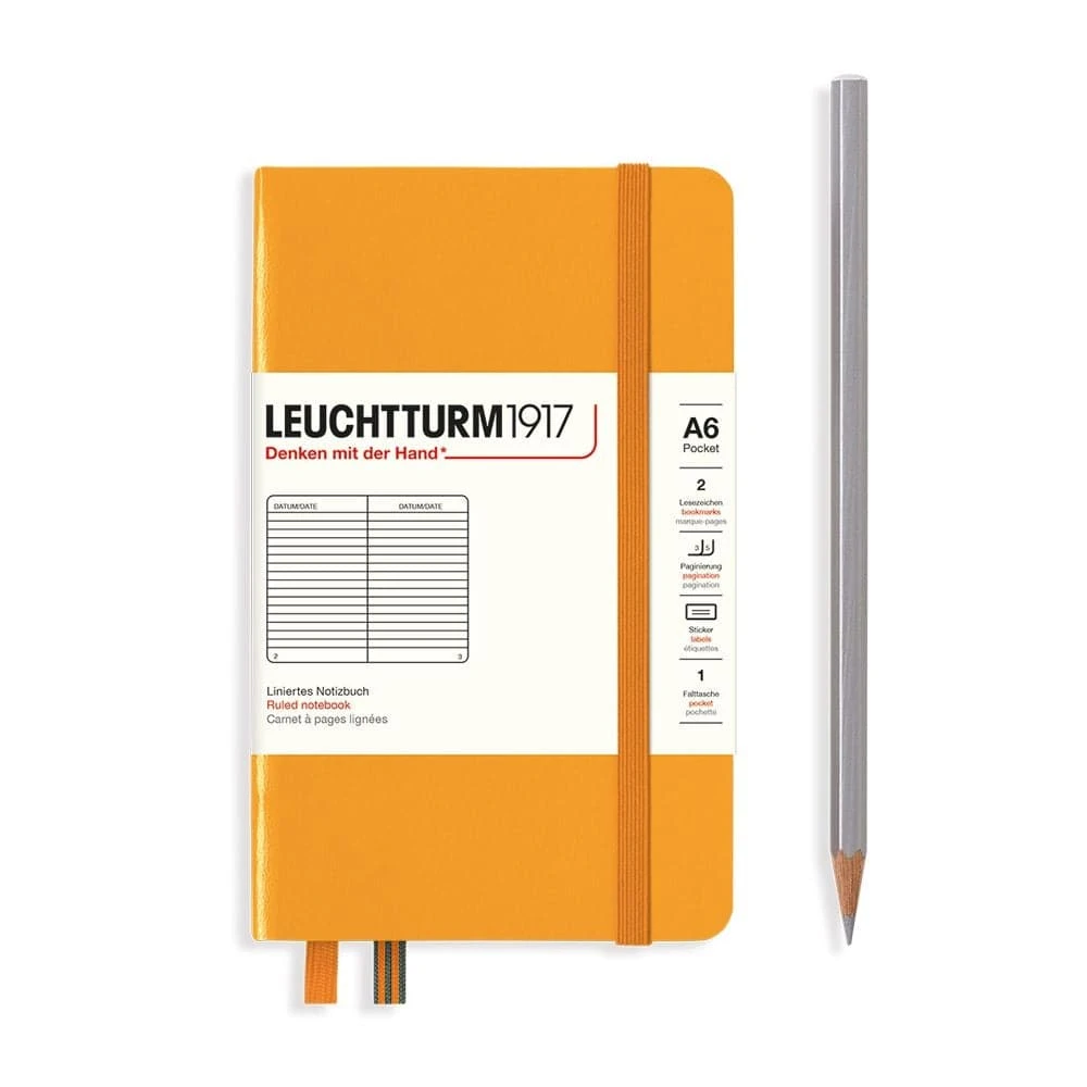 Leuchtturm 1917 Notebook, A6 - Rising Sun 3 Leuchtturm 1917 Notebook, A6 - Rising Sun - Image 3