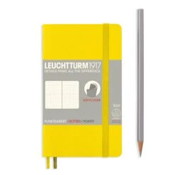 Leuchtturm1917 Pocket Notebook Softcover A6 -Stationery Sale Shop notebook pocket a6 softcover 123 numbered pages lemon dotted 7f184141 6cfd 4b54 ae30 6f486c067d79