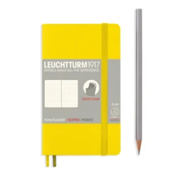 Leuchtturm1917 Pocket Notebook Softcover A6 -Stationery Sale Shop notebook pocket a6 softcover 123 numbered pages lemon dotted 7f184141 6cfd 4b54 ae30 6f486c067d79 scaled