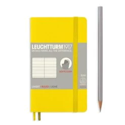 Leuchtturm1917 Pocket Notebook Softcover A6 -Stationery Sale Shop notebook pocket a6 softcover 123 numbered pages lemon ruled 2ede249a 3d59 4268 8eef ae4cee6b9b4b