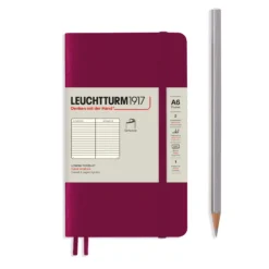 Leuchtturm1917 Pocket Notebook Softcover A6 -Stationery Sale Shop notebook pocket a6 softcover 123 numbered pages port red ruled 3fd200f5 02c3 4c46 84e5 b1ab08b0057f scaled