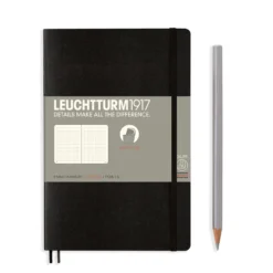 Leuchtturm1917 Softcover Black B6 5 Leuchtturm1917 Softcover Black B6 -Stationery Sale Shop notizbuch paperback b6 softcover 123 nummerierte seiten schwarz dotted scaled