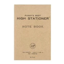 Hightide Puggy's Pocket Notebook -Stationery Sale Shop paperback black