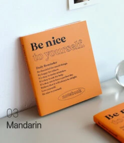 Paperian 'Be Nice To Yourself' Notebook -Stationery Sale Shop paperian benicetoyourself notebook 03mandarin