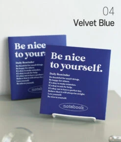 Paperian 'Be Nice To Yourself' Notebook -Stationery Sale Shop paperian benicetoyourself notebook 04velvetblue