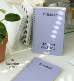 Paperian Do Not Disturb 100 Day Planner -Stationery Sale Shop paperian donotdisturb 100dayplanner 02lavender