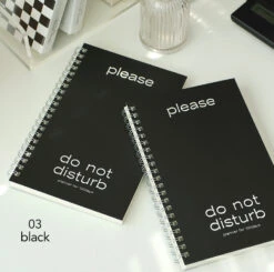 Paperian Do Not Disturb 100 Day Planner -Stationery Sale Shop paperian donotdisturb 100dayplanner 03black