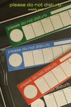 Paperian Do Not Disturb Memopad Weekly Pad -Stationery Sale Shop paperian donotdisturb weekly tracker 2