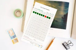 Paperian Goal Tracker 100 Days -Stationery Sale Shop paperian goal tracker 100 days white