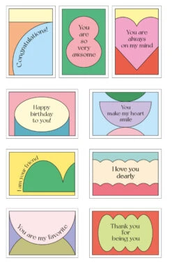 Paperian Kind Message Card Set (10 Cards) 9 Paperian Kind Message Card Set (10 Cards) -Stationery Sale Shop paperian kind message 04
