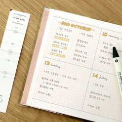 Iconic Pigment Notebook [Grid] -Stationery Sale Shop pigment3